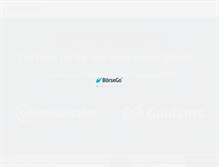 Tablet Screenshot of boerse-go.ag