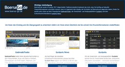 Desktop Screenshot of boerse-go.de